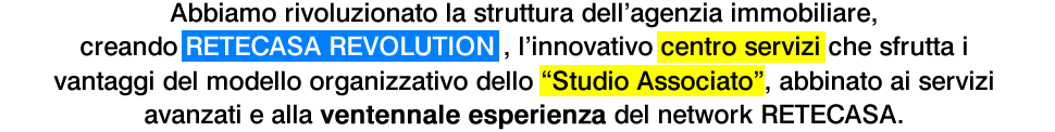 Abbiamo rivoluzionato la struttura dell'agenzia immobiliare con il modello organizzativo dello Studio Associato